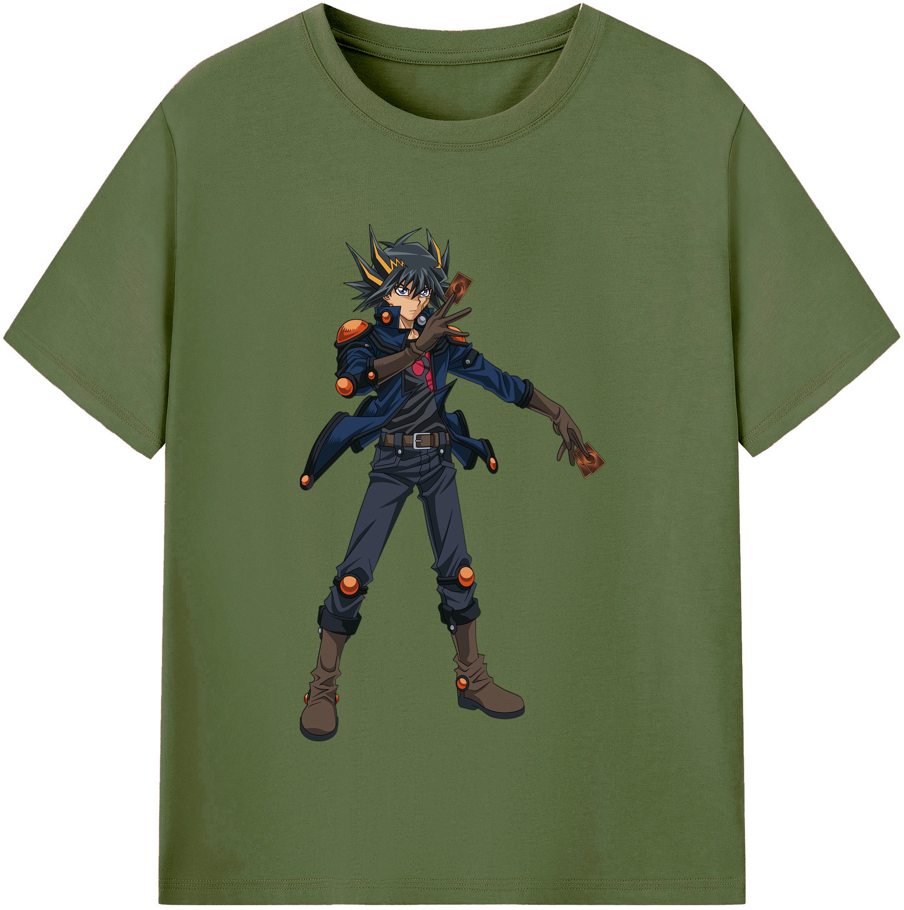 （画像用） 遊☆戯☆王 Yu-Gi-Oh! 綿100％半袖Tシャツ（フロントプリント）